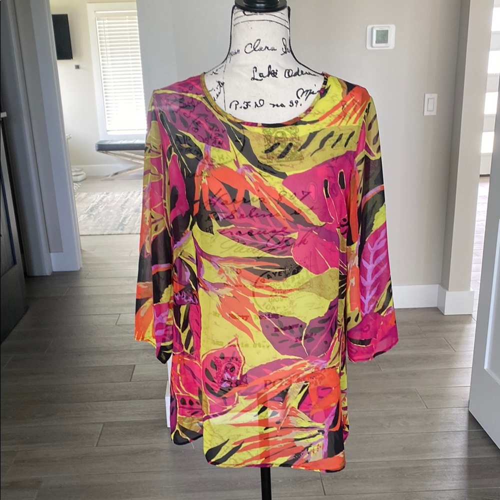 Vibrant Multicolor Women's Top